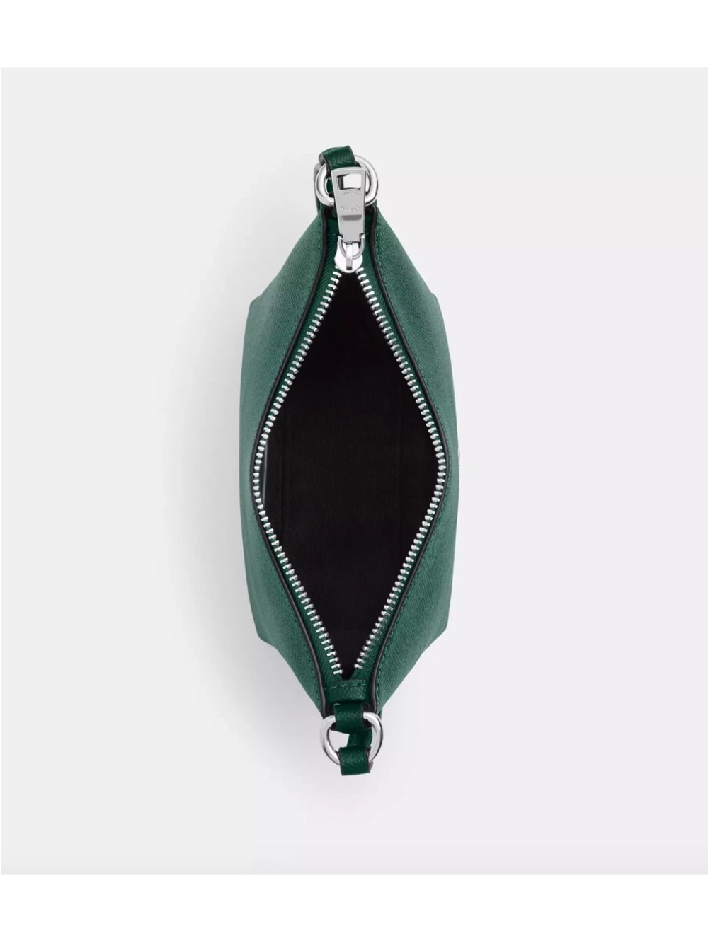 Coach Zip Tote Crossbody Bag Emerald Green - Picture 13 of 14